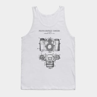 VINTAGE CAMERA patent print Tank Top